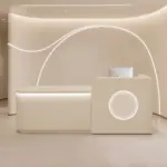 Luxury Compact Counter - Modern Boutique & Convenience Store Desk