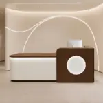 Luxury Compact Counter - Modern Boutique & Convenience Store Desk