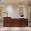 Modern Lacquer & Cream Style Reception Desks for Clothing Stores Modern Lacquer & Cream Style Reception Desks for Clothing Stores