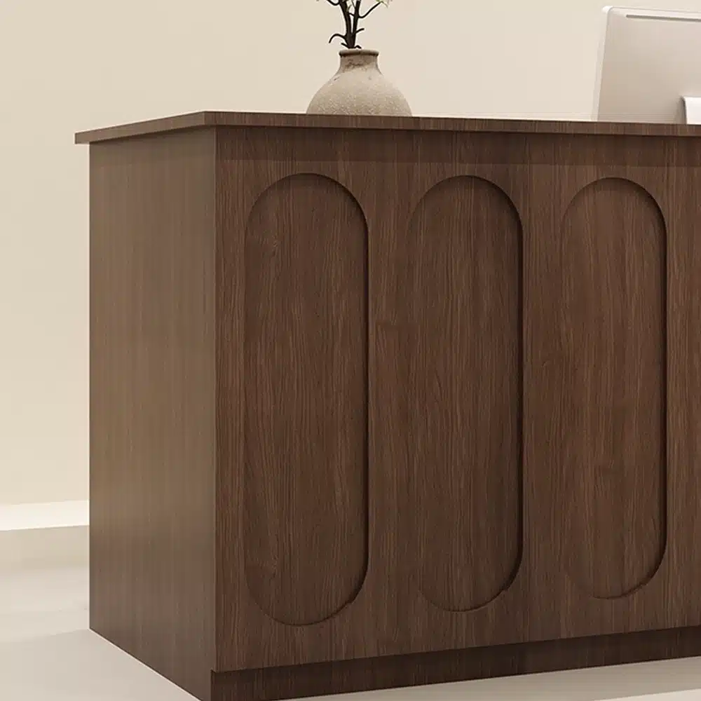 Solid Wood Boutique Counter - Women's Store & Salon Reception Desk Solid Wood Boutique Counter - Women's Store & Salon Reception Desk