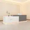 Modern minimalist reception and checkout counter