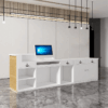 Curved Cashier Front Desk Counter - Maoters