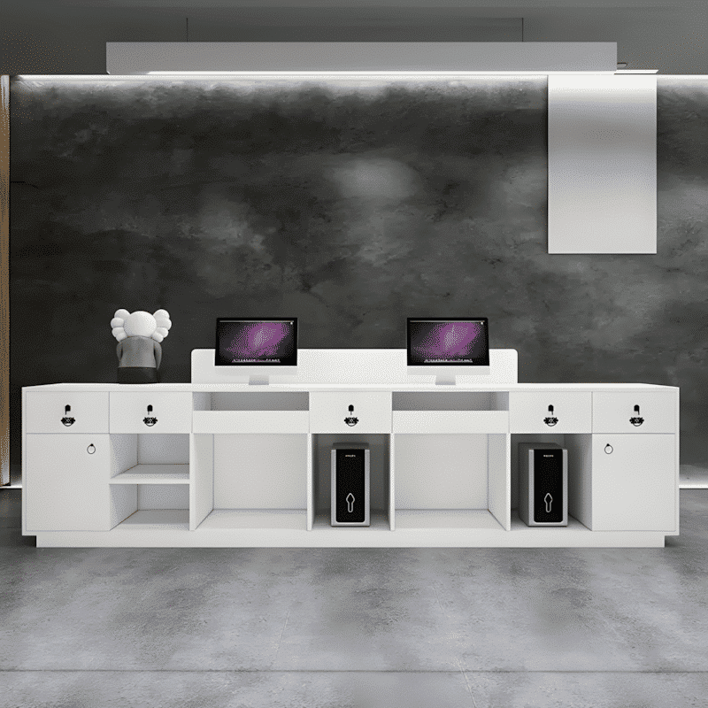 3ModernStainlessSteelFrontDesk-Sleek_Sturdy.png Modern Stainless Steel Front Desk - Sleek & Sturdy