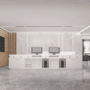 Simple Modern High-end Front Desk Reception