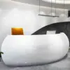 Baked Semicircular Arc Front Desk Baked Semicircular Arc Front Desk