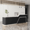 Curved Cashier Front Desk Counter - Maoters
