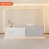 Modern minimalist reception and checkout counter