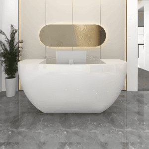 Branding Reception Desk - Sleek Lacquer Design