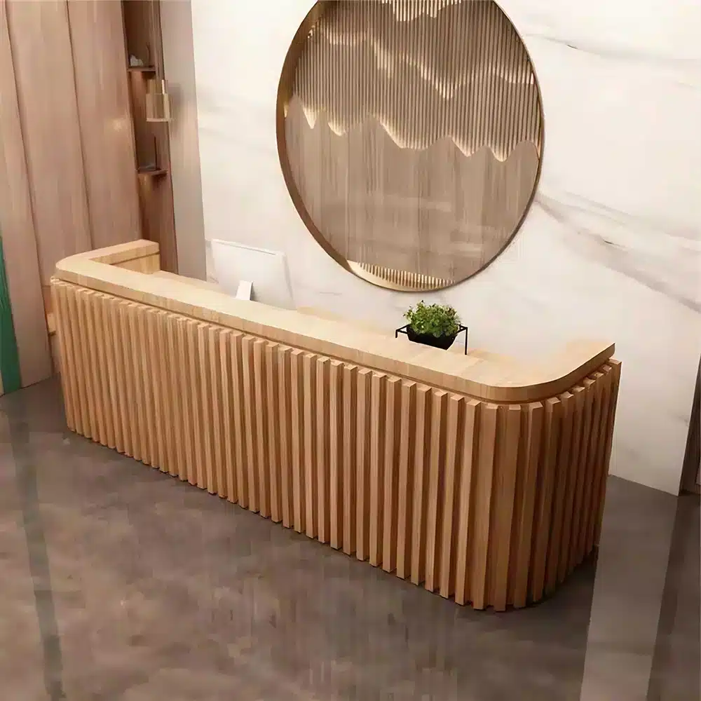 Minimalist Reception Desk - Office Front Desk ( USA In Stock ) Minimalist Reception Desk - Office Front Desk