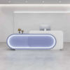 Curved Front Reception Desk - Stylish Cashier Solution
