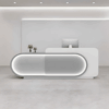 Curved Front Reception Desk - Stylish Cashier Solution