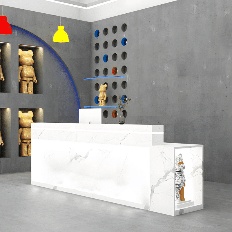 Modern Bar Table - Simple Clothing Store Counter