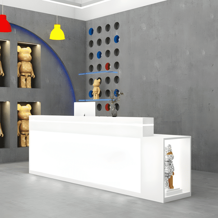 Modern Bar Table - Simple Clothing Store Counter