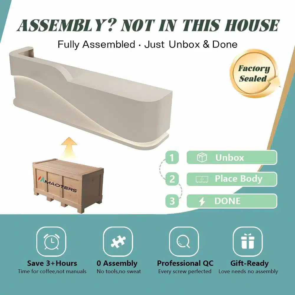 Modern Cashier Counter - Reception Desk for Boutique