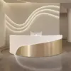Modern Curved Reception Desk
