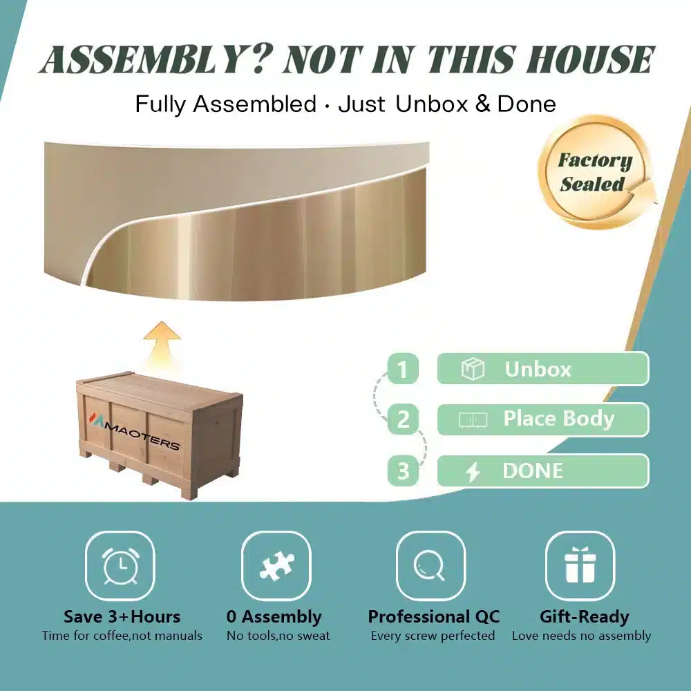 Modern Curved Reception Desk