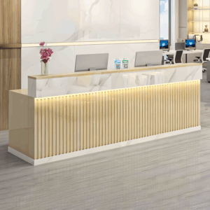 Modern Light Luxury Reception Desk - Maoters