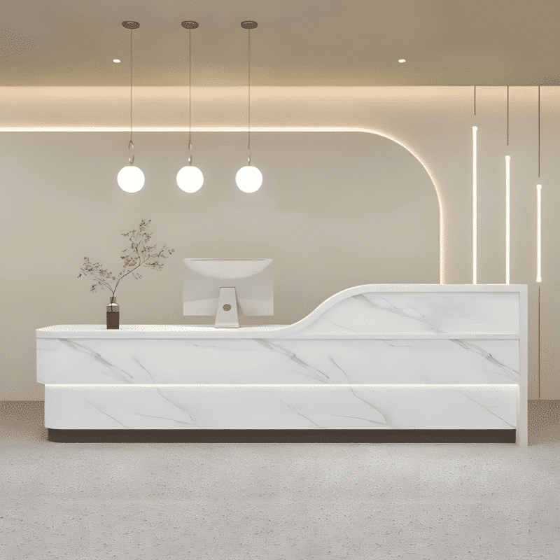 Modern Minimalist Hotel Front Desk - Maoters