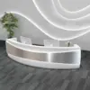 Modern Minimalist Stainless Steel Light Luxury Desk