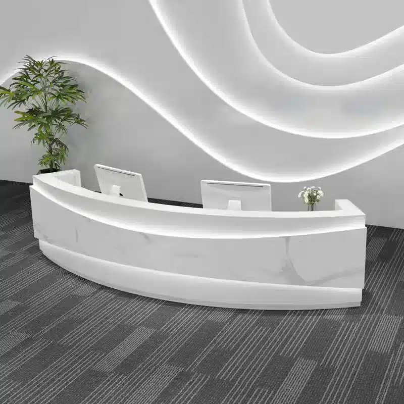 Modern Minimalist Stainless Steel Light Luxury Desk