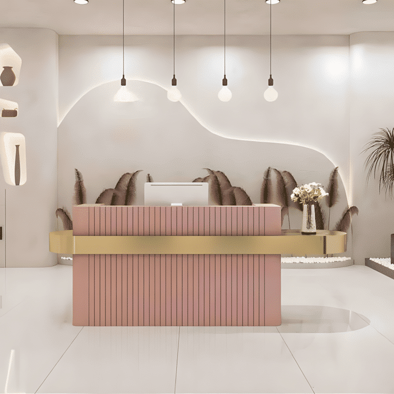 Modern Reception Desk - Boutique & Salon Counter