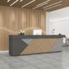 Modern Reception Desk with Cashier Counter