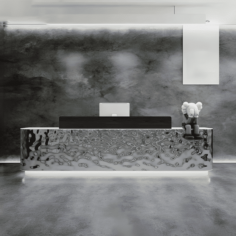 Modern-Stainless-Steel-Front-Desk-–-Sleek-Sturdy-12.png Modern Stainless Steel Front Desk - Sleek & Sturdy