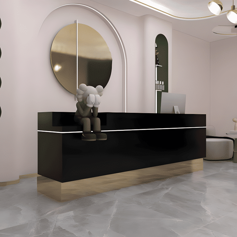 Modern and Stylish Small Reception Desk