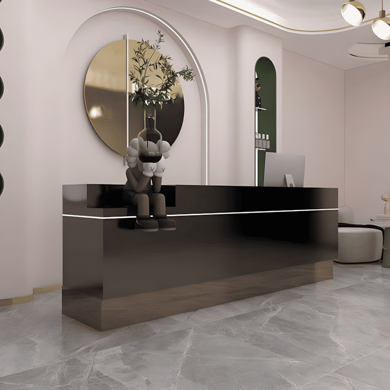 Modern and Stylish Small Reception Desk