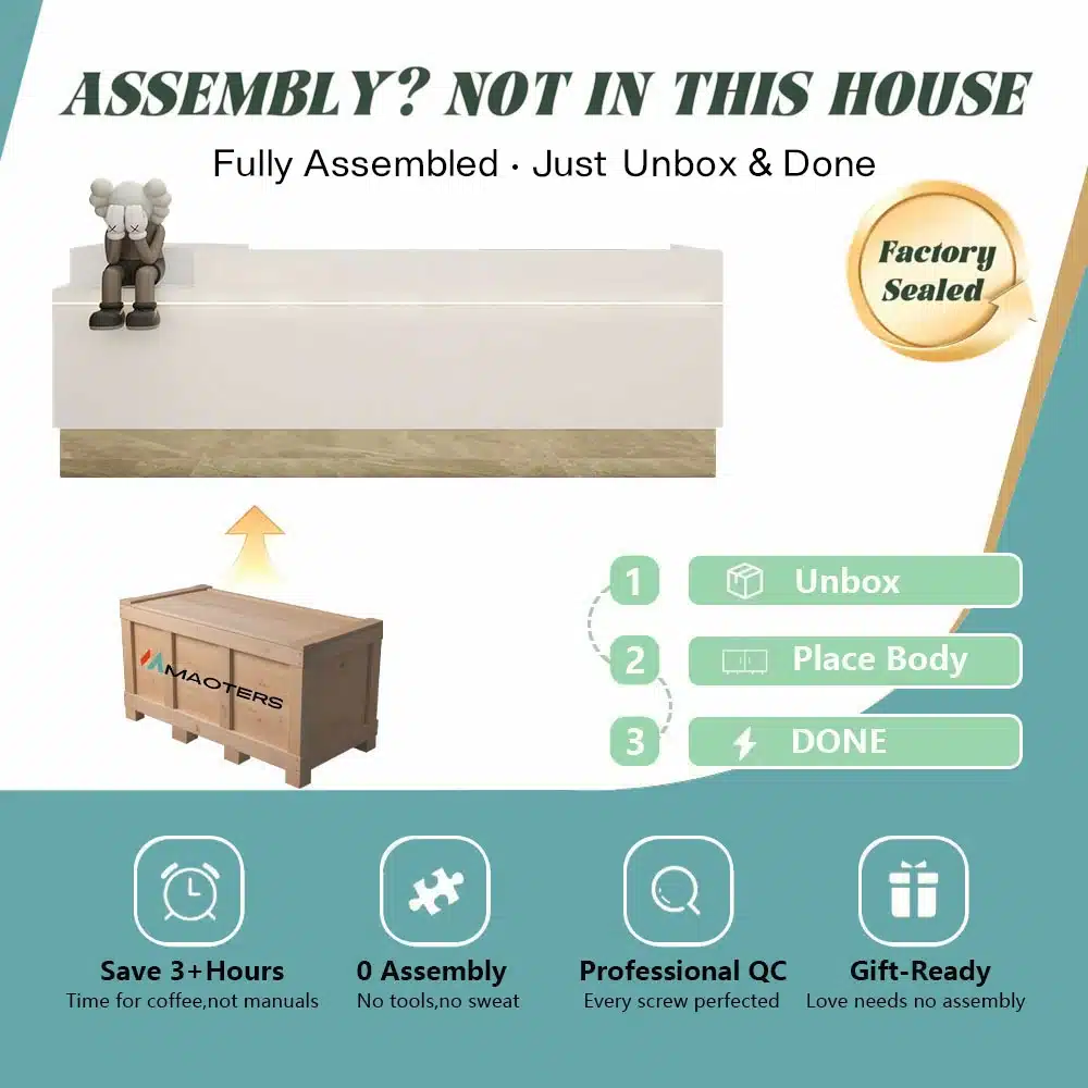 Modern and Stylish Small Reception Desk