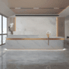 Simple Modern High-end Front Desk Reception