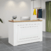 Small Reception Desk Minimalist Modern