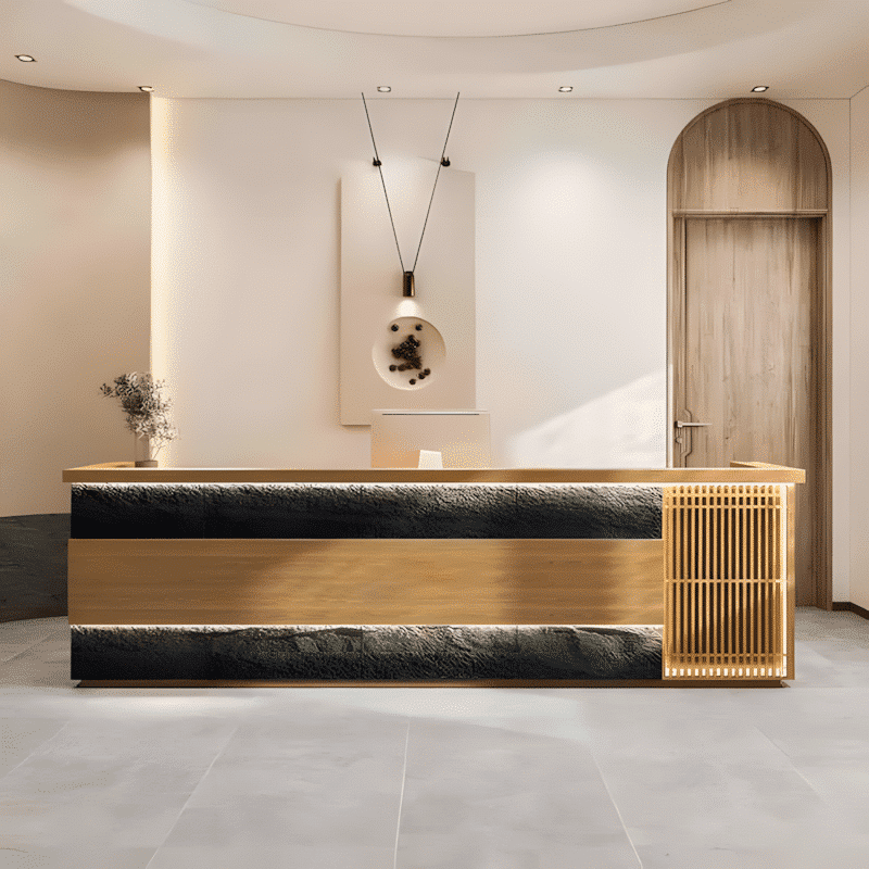 Vintage Art Multifunctional Reception Desk - Maoters