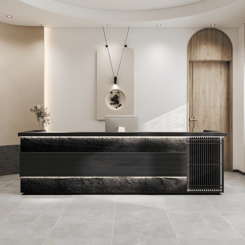 Vintage Art Multifunctional Reception Desk - Maoters