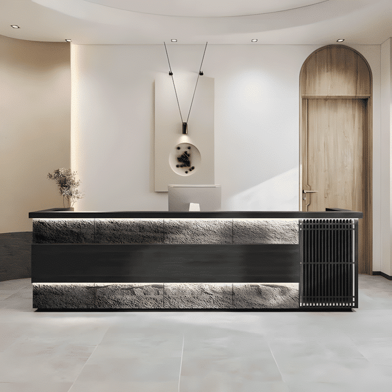 Vintage Art Multifunctional Reception Desk - Maoters