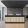 Vintage Hotel Reception Desk - Multi-Functional Bar & Retail Counter