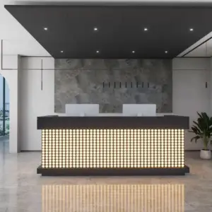 Vintage Hotel Reception Desk - Multi-Functional Bar & Retail Counter