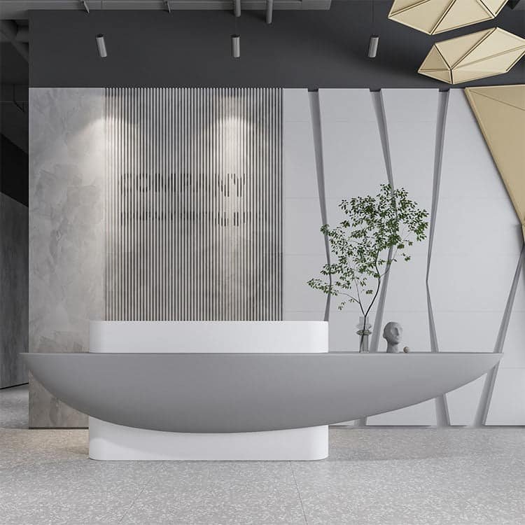 Creative Shaped Reception Desk