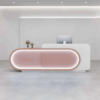Curved Front Reception Desk - Stylish Cashier Solution