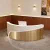 Modern Curved Reception Desk
