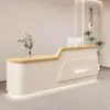 Cream Style Reception Desk - Training Center & Boutique Counter