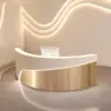 Modern Curved Reception Desk