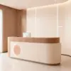 Luxury Cream Reception Desk -  Dance Studio & Boutique Counter