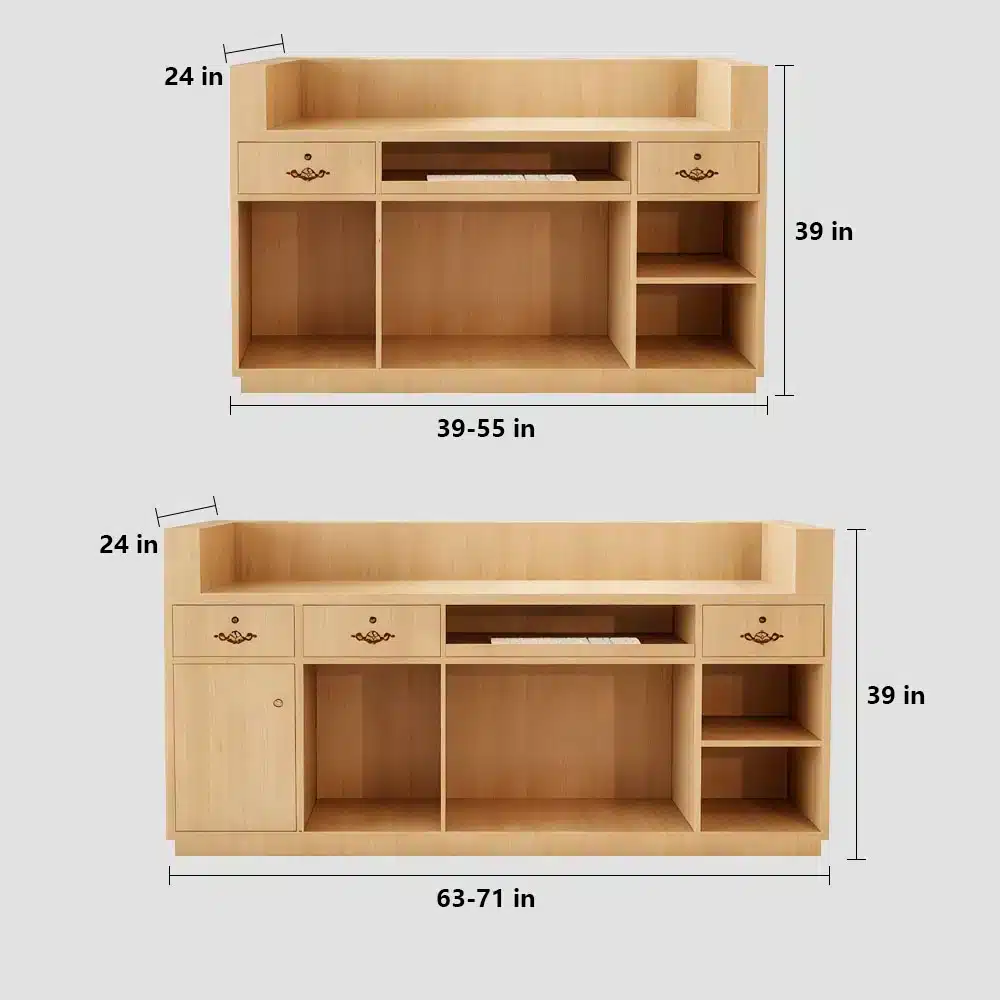 Simple Rattan Cashier Counter - Maoters