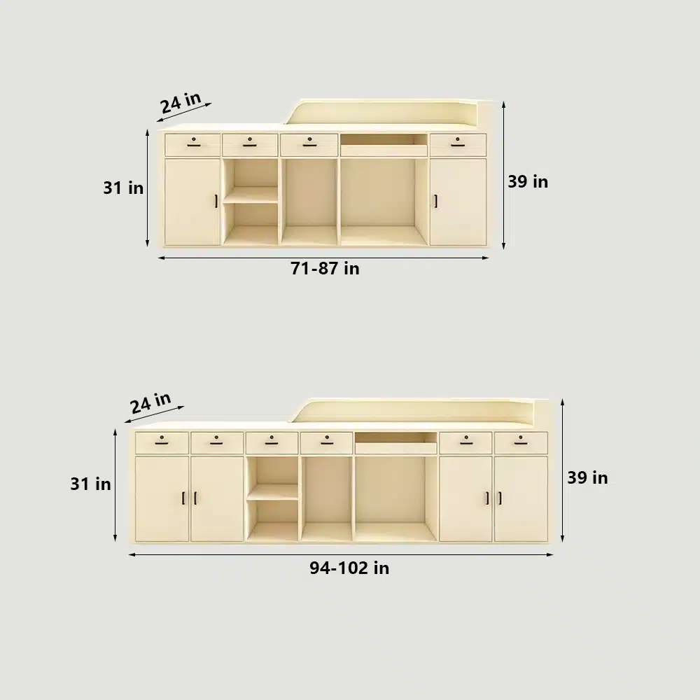Luxury Cream Boutique Counter - Dessert ShopDesk