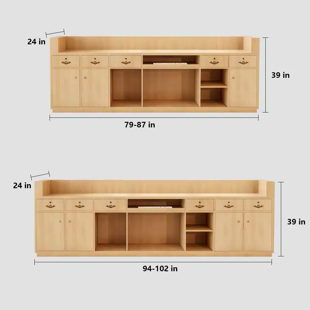 Simple Rattan Cashier Counter - Maoters