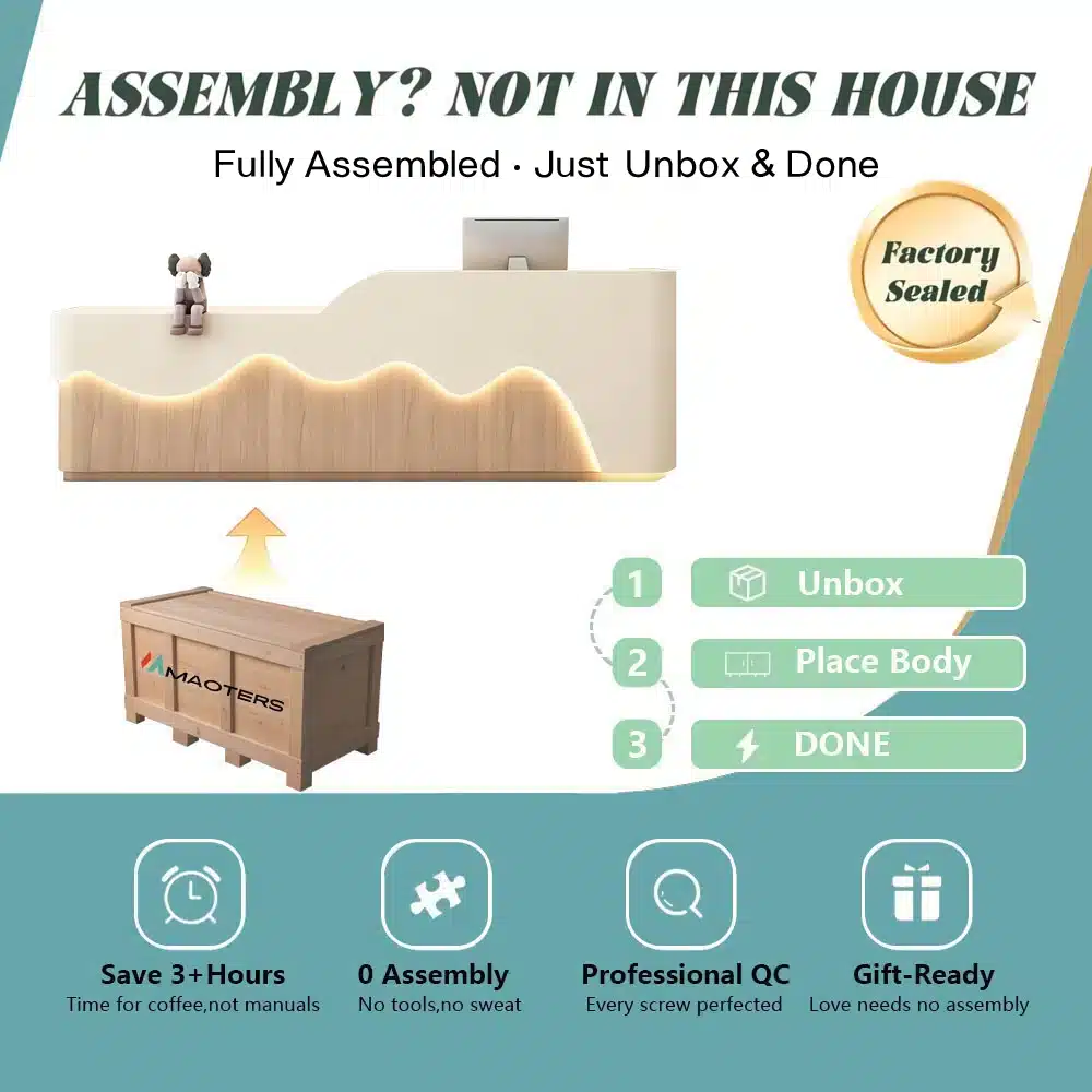 Beauty Salon Reception Desks & Front Desk Counters