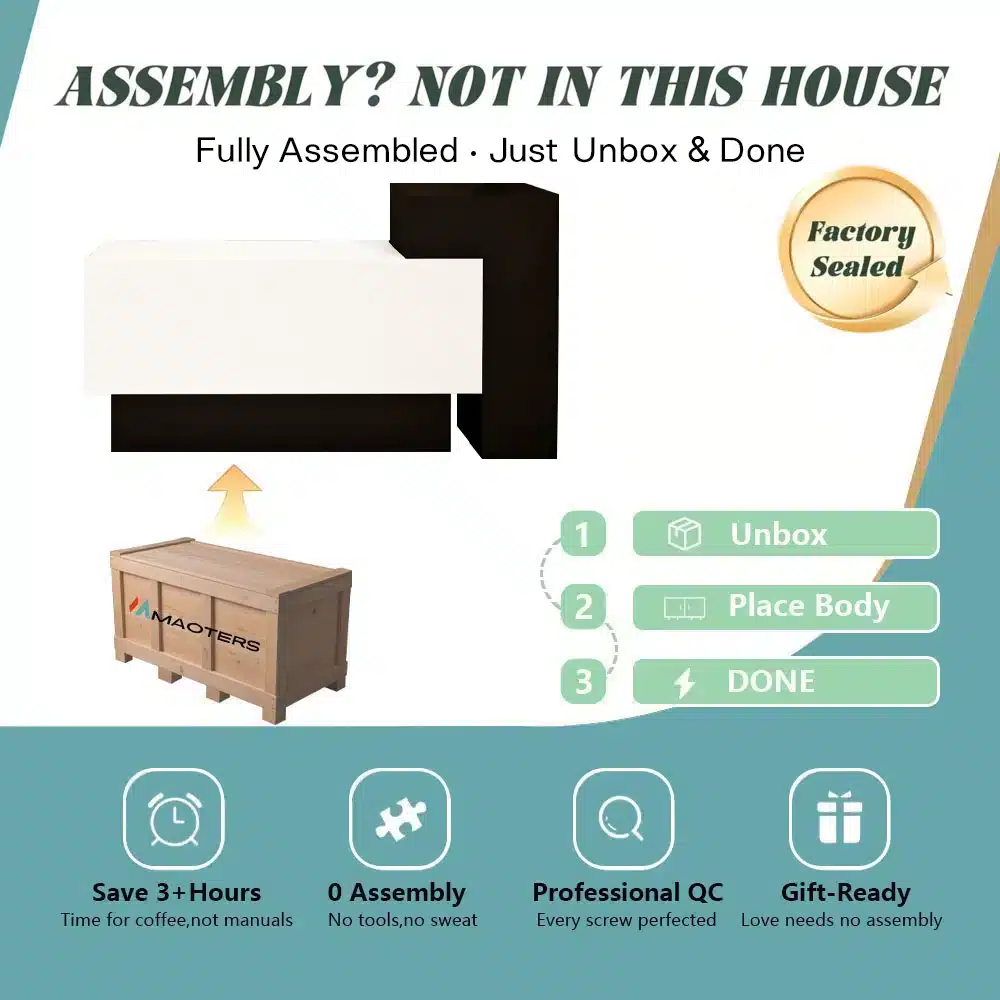 Modern Boutique Counter – Women’s Store & Salon Reception Desk Modern Boutique Counter - Women's Store & Salon Reception Desk