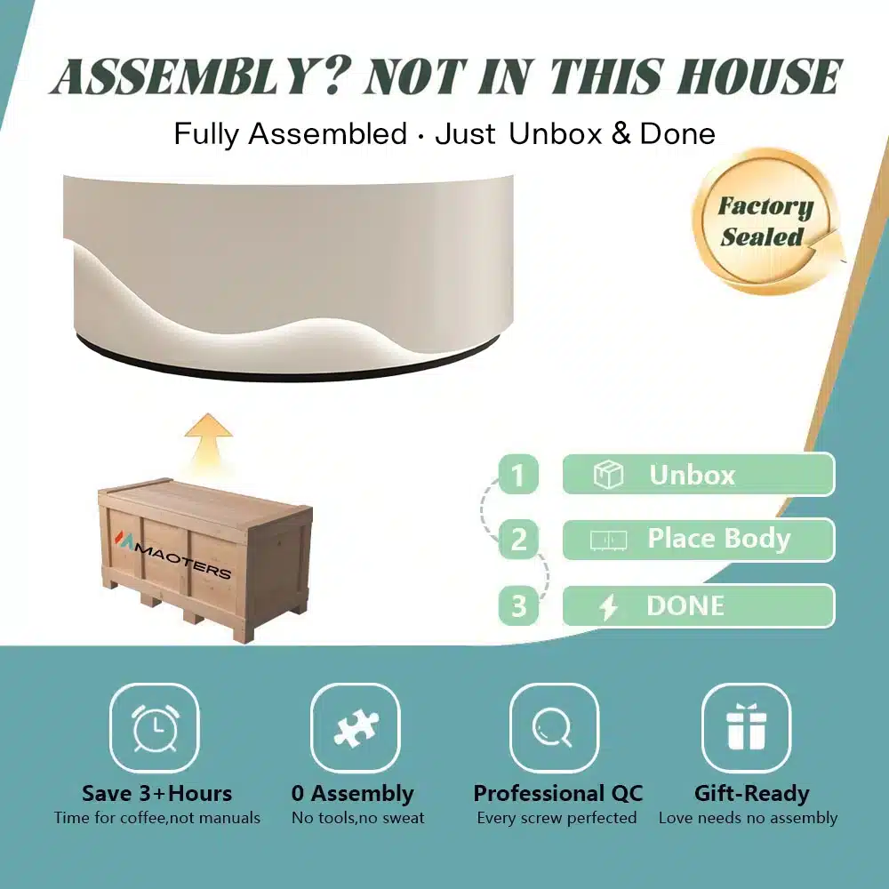 Minimalist Lacquer Reception Desk - Curved Salon & Boutique Counter Minimalist Lacquer Reception Desk - Curved Salon & Boutique Counter