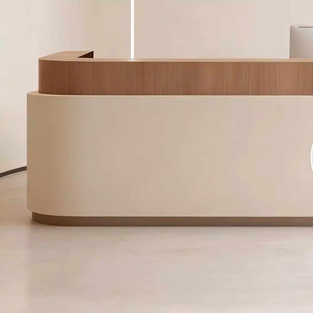 Luxury Cream Reception Desk -  Dance Studio & Boutique Counter